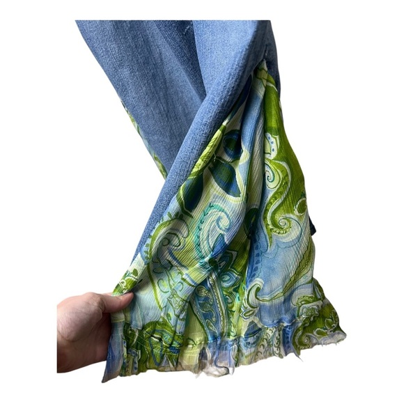 Y2K does 60’s Flared Up cycled Denim Jeans 15 - Picture 5 of 6